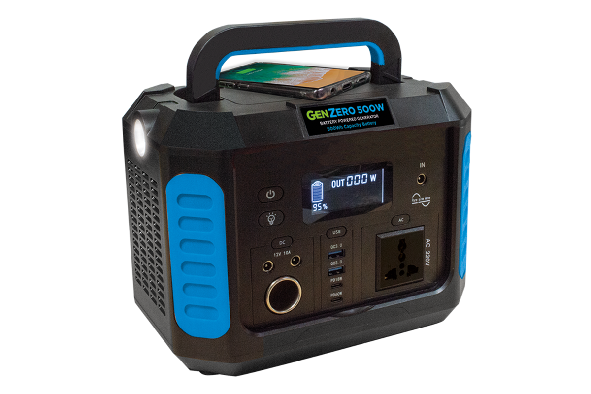 GenZero 500 Tragbare Powerstation – 500 Wh | 500 W