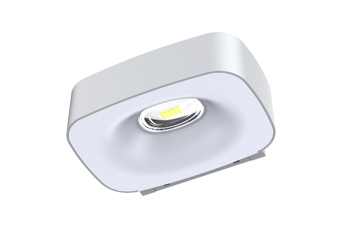 NexSun Aurora | 700 Lumen | Moderne, weiße Solar-Wandleuchte mit Auf- und Abwärtsbewegung