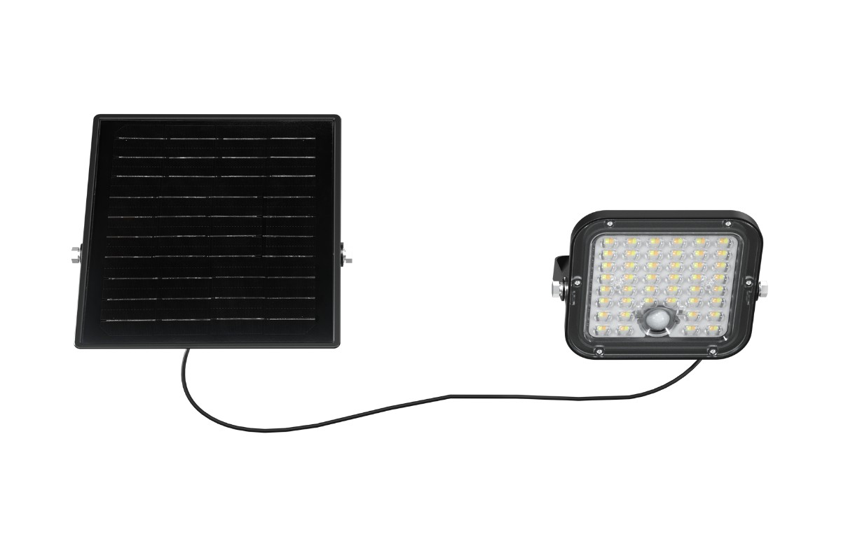 NexSun Cypress | 1500 Lumen | Kompakte, solarbetriebene Flächenleuchte