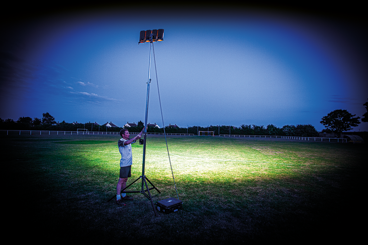 StratoStar AC | 120000 Lumens | AC Powered Tower Floodlight