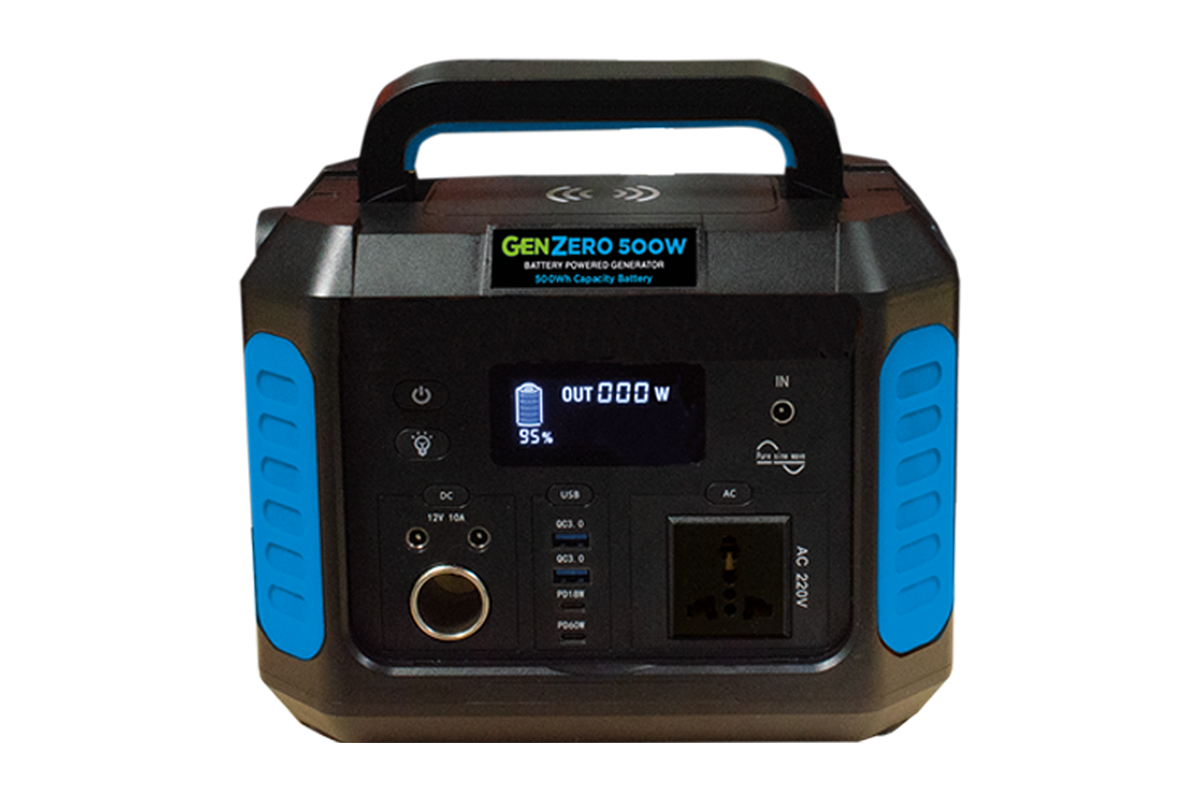 GenZero 500 Tragbare Powerstation – 500 Wh | 500 W