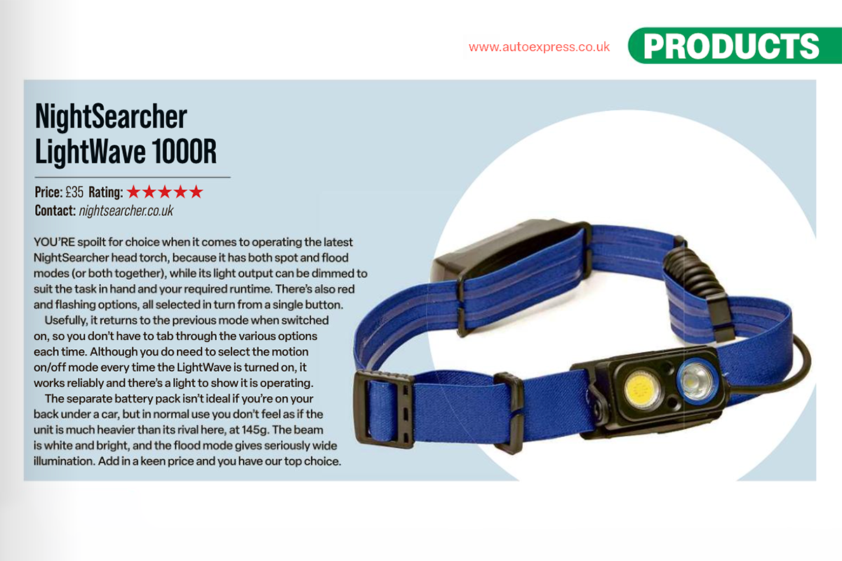 LightWave 1000R | 1000 Lumen | Wiederaufladbar