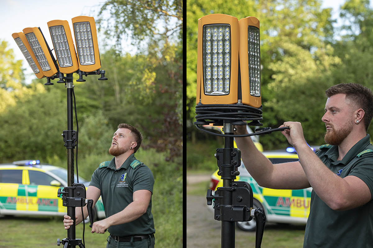 StratoStar | 120000 Lumens | 18Ah | Rechargeable Tower Floodlight