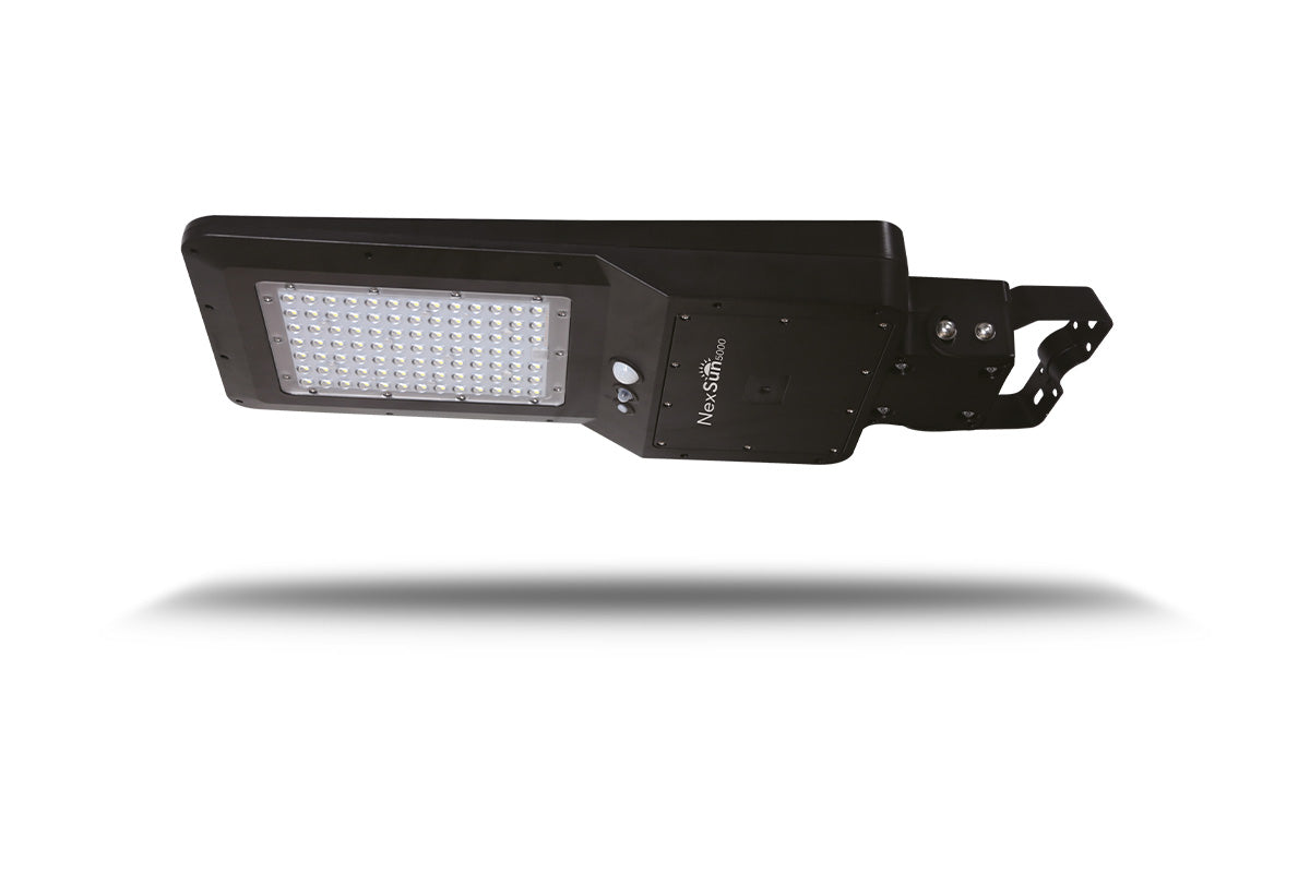 NexSun 6000 | 6000 Lumen | Solar-Flutlicht zur Mast-/Wandmontage