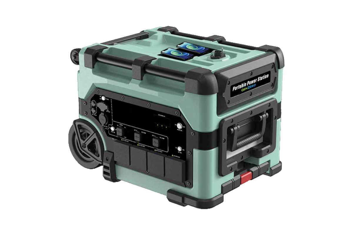 GenZero Cobalt 3600 | 3600 W / 7200 W (Spitzenleistung) | Tragbare Industriestromversorgungsstation
