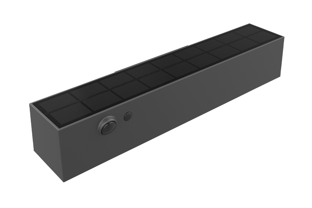 NexSun Solstice | 1000 Lumen | Moderne lineare Solar-Wandleuchte