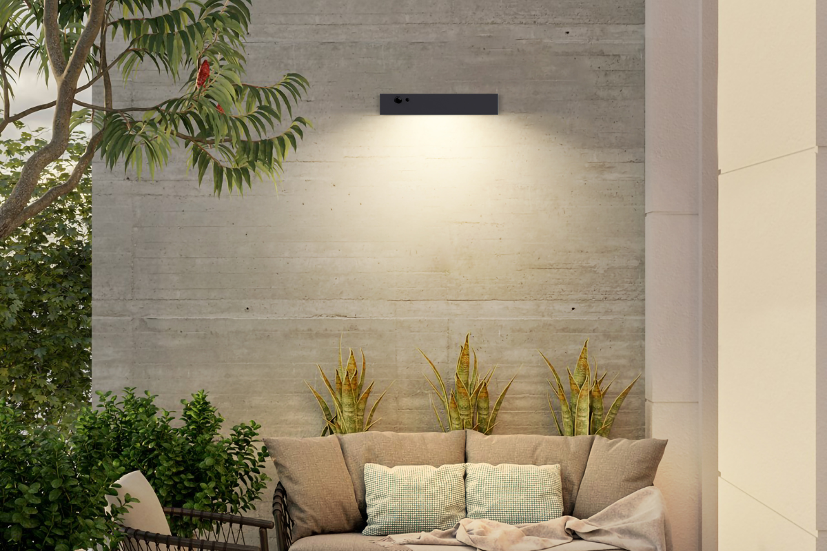 NexSun Solstice | 1000 Lumen | Moderne lineare Solar-Wandleuchte