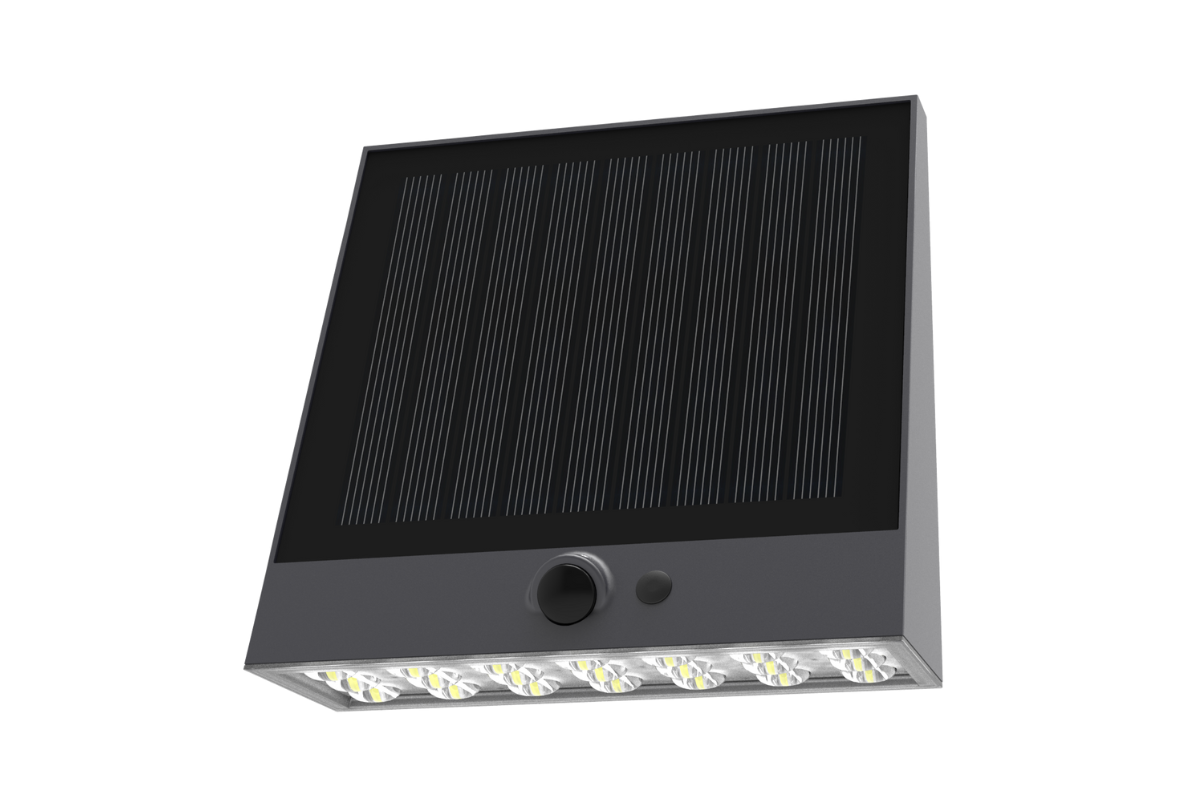 NexSun Polaris | 1000 Lumen | Moderne Solar-Wandleuchte mit hoher Kapazität