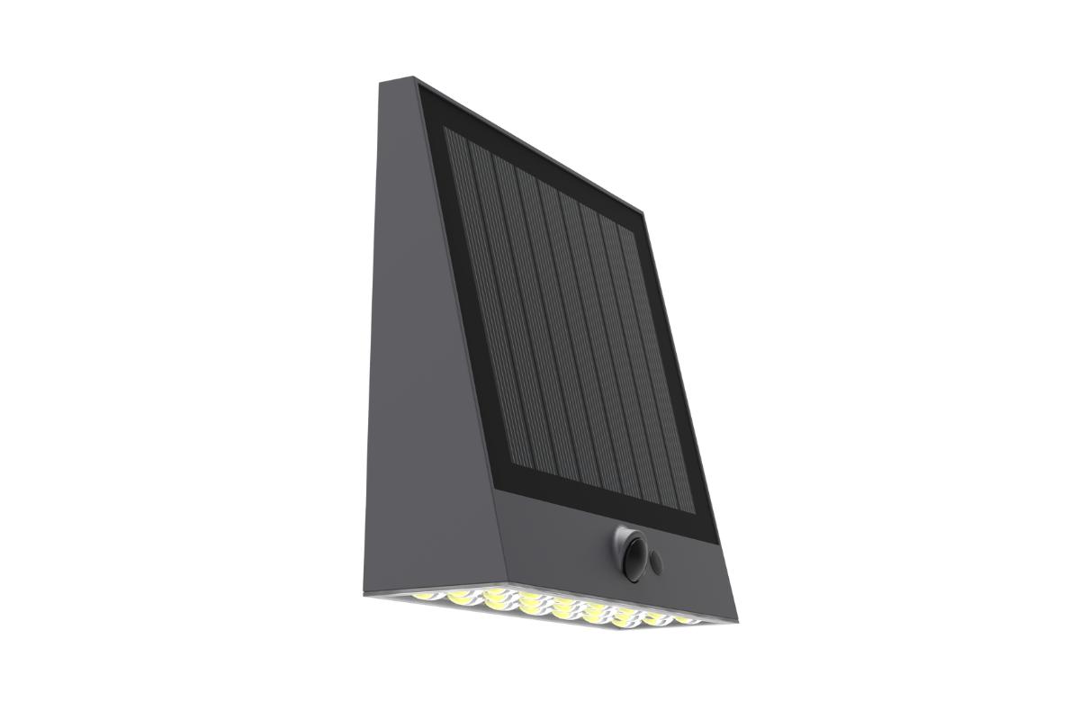 NexSun Polaris | 1000 Lumen | Moderne Solar-Wandleuchte mit hoher Kapazität