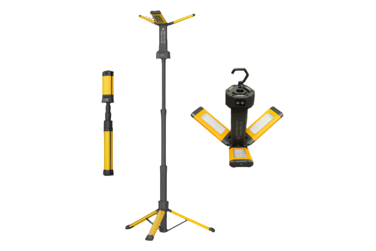 Tower Pro 2K | 2000 Lumen | Wiederaufladbare Arbeitsleuchte
