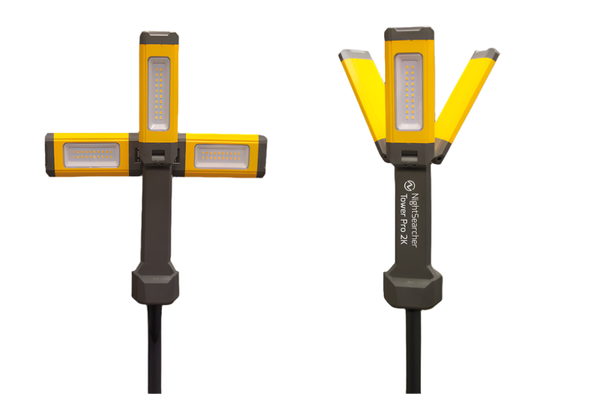 Tower Pro 2K | 2000 Lumen | Wiederaufladbare Arbeitsleuchte