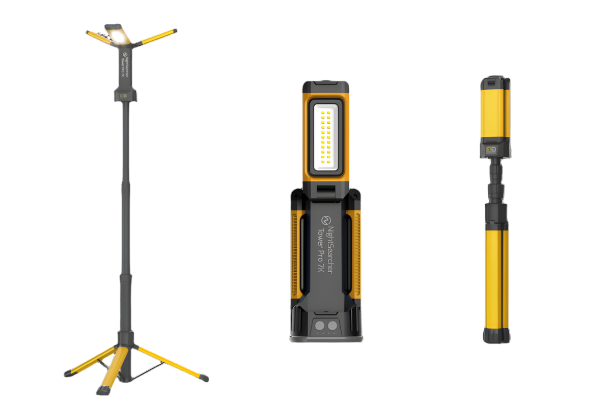 Tower Pro 7K | 7000 Lumen | Wiederaufladbare Arbeitsleuchte