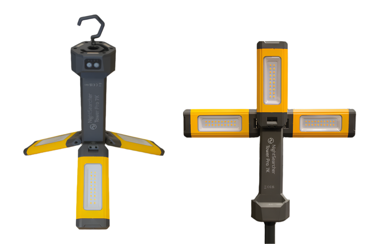 Tower Pro 7K | 7000 Lumen | Wiederaufladbare Arbeitsleuchte
